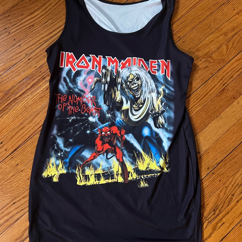 Iron Maiden Graphic Tank Dress